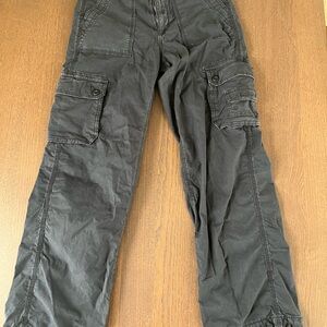 American Eagle Charcoal Cargo Pants